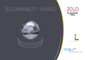 Sustainability Award Titel